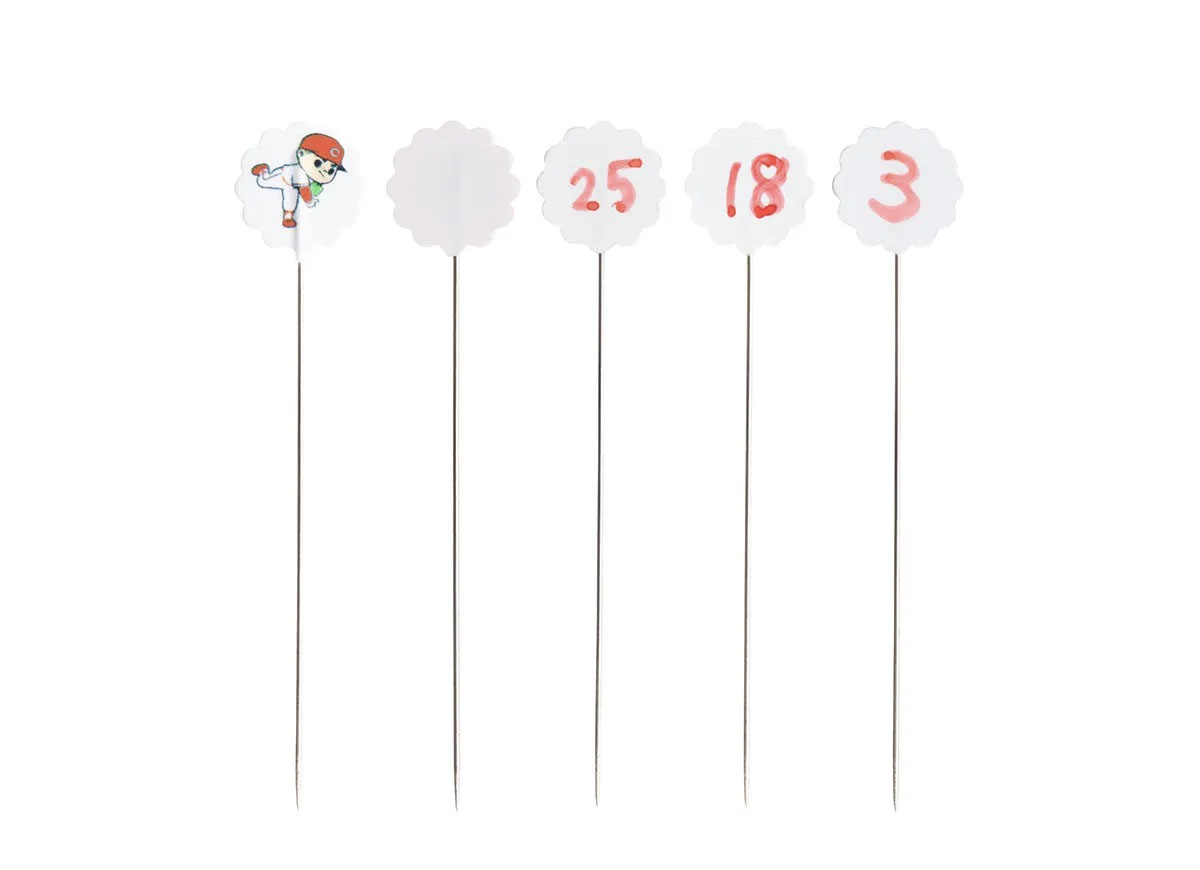 カープ必勝！セルまち針（白）