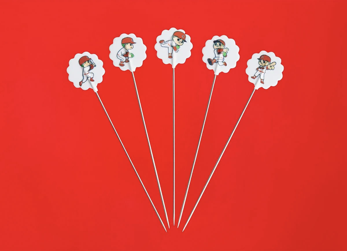 カープ必勝！セルまち針（白）