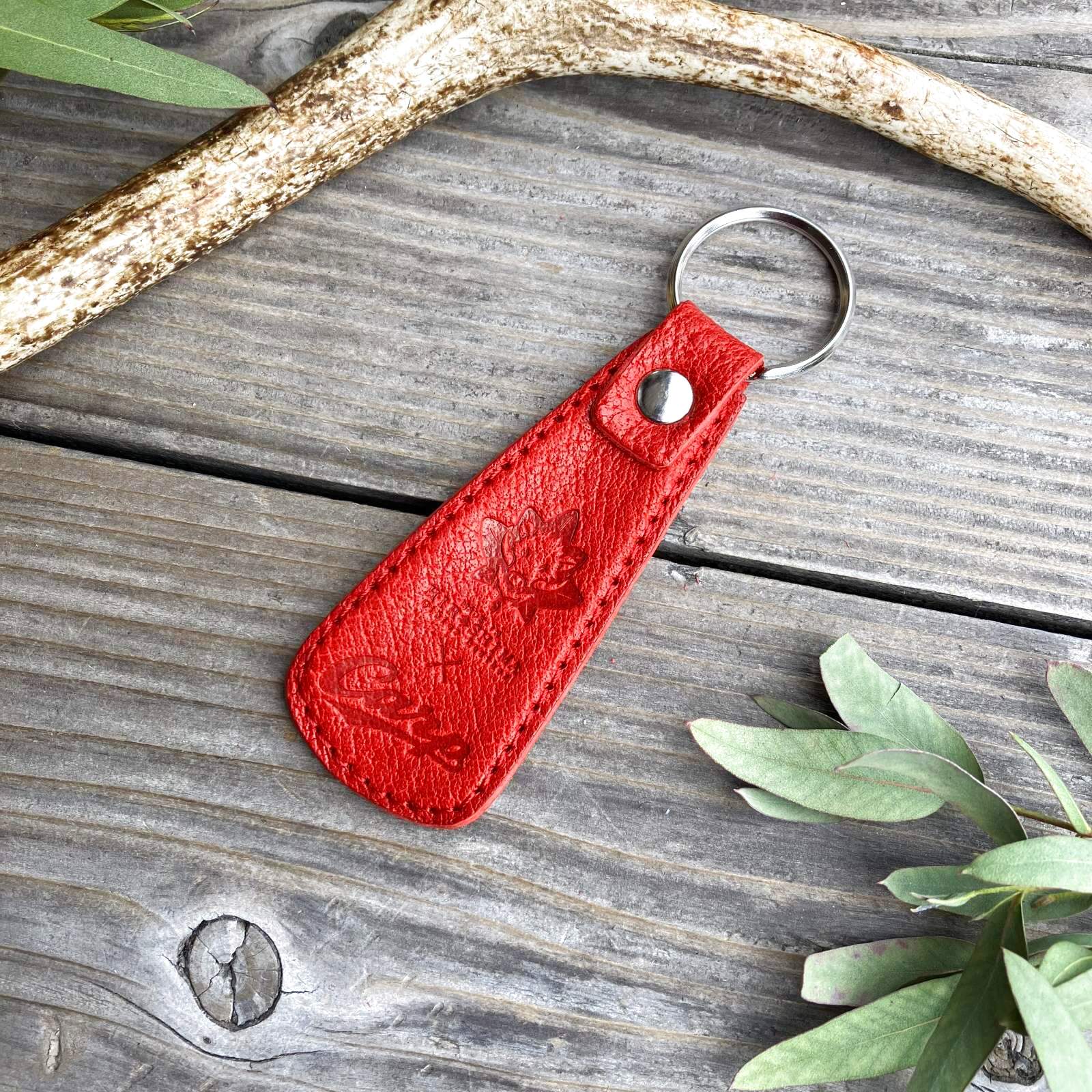 【広島ジビエレザー×カープ】コラボ猪革靴ベラキーホルダー