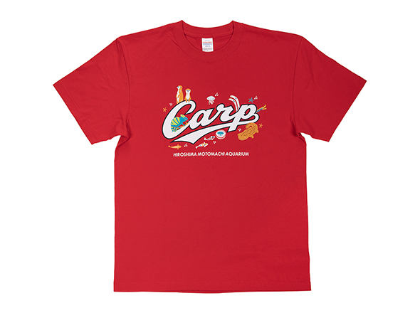 広島東洋カープ×広島もとまち水族館　コラボＴシャツ