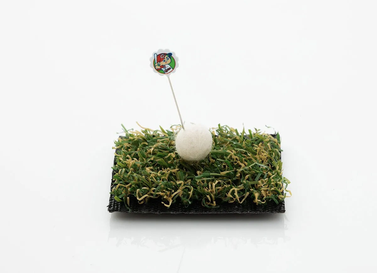 カープ　球場型ピンクッション