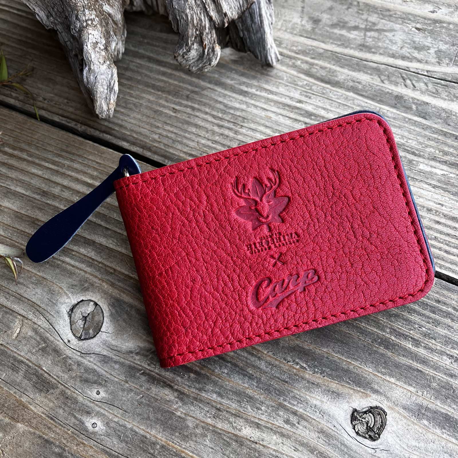 【広島ジビエレザー×カープ】コラボ鹿革ＩＤカード＆パスケース