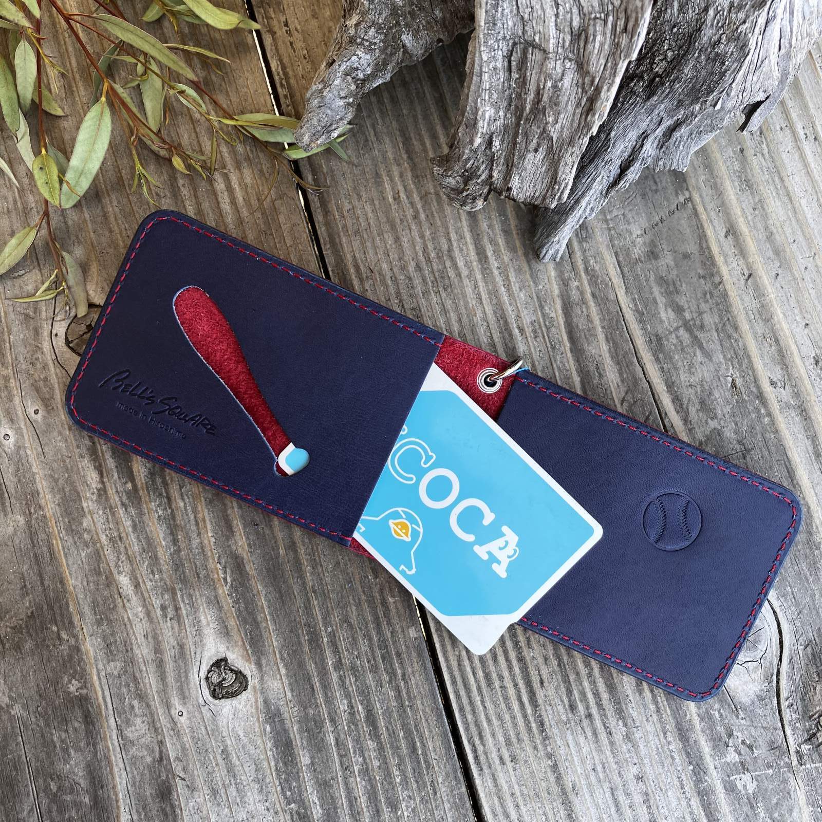 【広島ジビエレザー×カープ】コラボ鹿革IDカード&パスケース