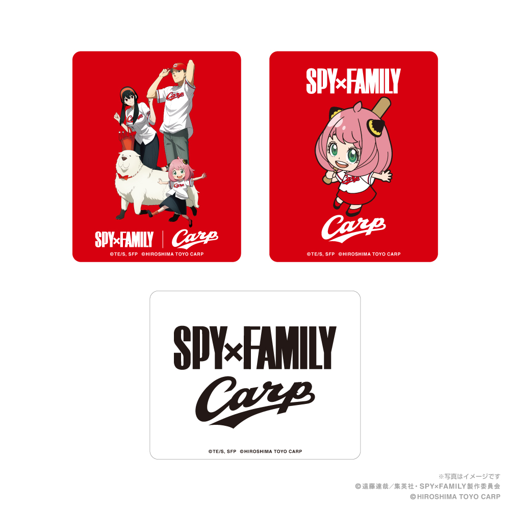 ＳＰＹ×ＦＡＭＩＬＹ　／　広島東洋カープ　ステッカー３枚セット