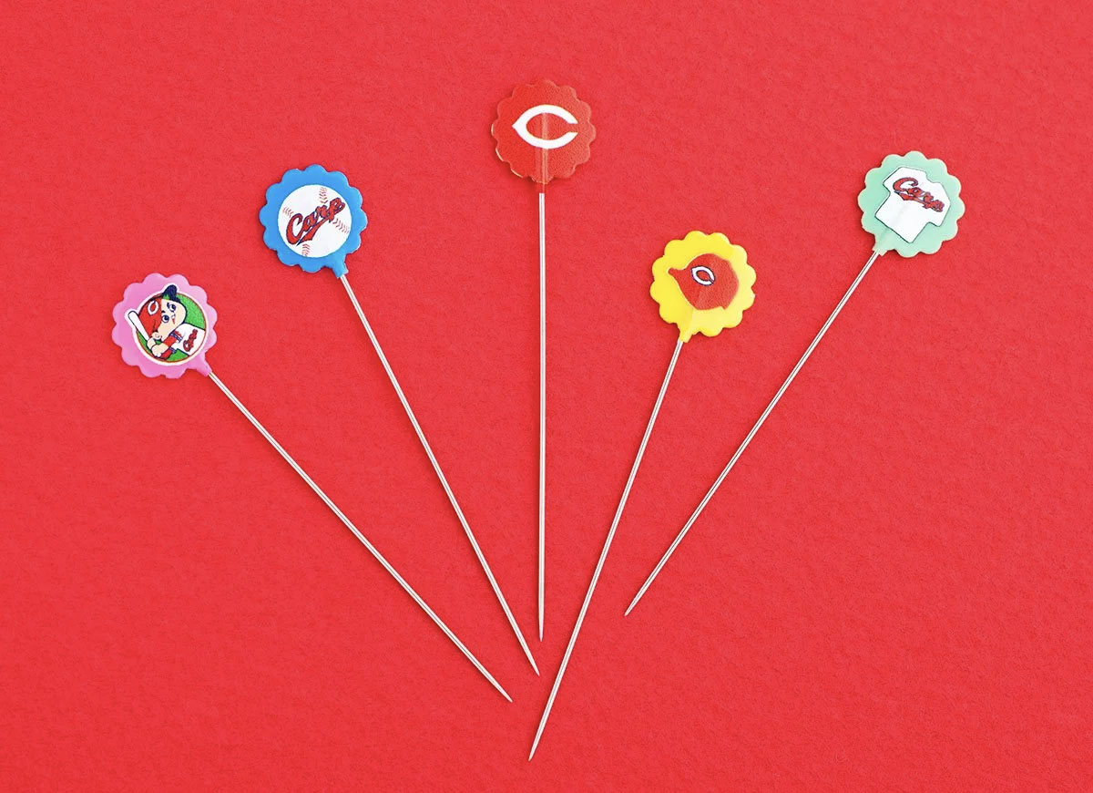 カープ必勝！セルまち針（赤）