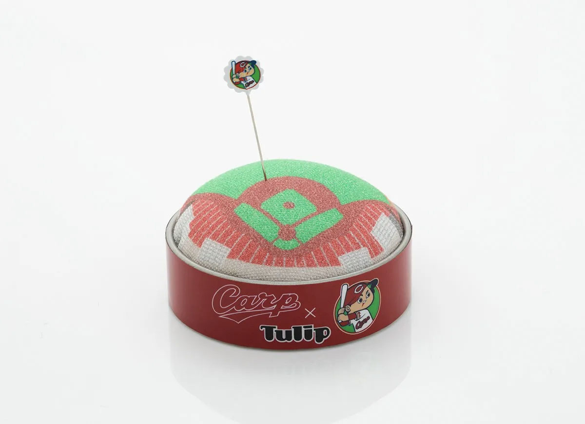 カープ　球場型ピンクッション