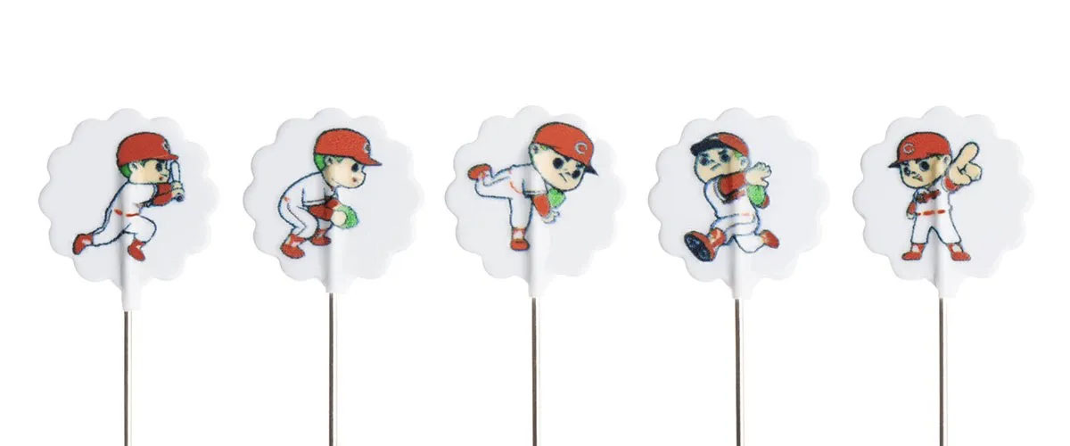 カープ必勝！セルまち針（白）