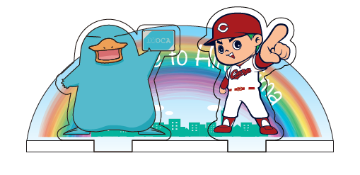 ＣＡＲＰ×カモノハシのイコちゃん　アクリルスタンド