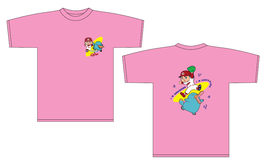 ＣＡＲＰ×カモノハシのイコちゃん　Ｔシャツ